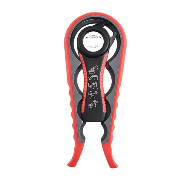 Deschizator capace borcane, recipiente din plastic si sticle pentru maini slabe, seniori cu artrita, multifunctional, 5 in 1, mediLOGIC™