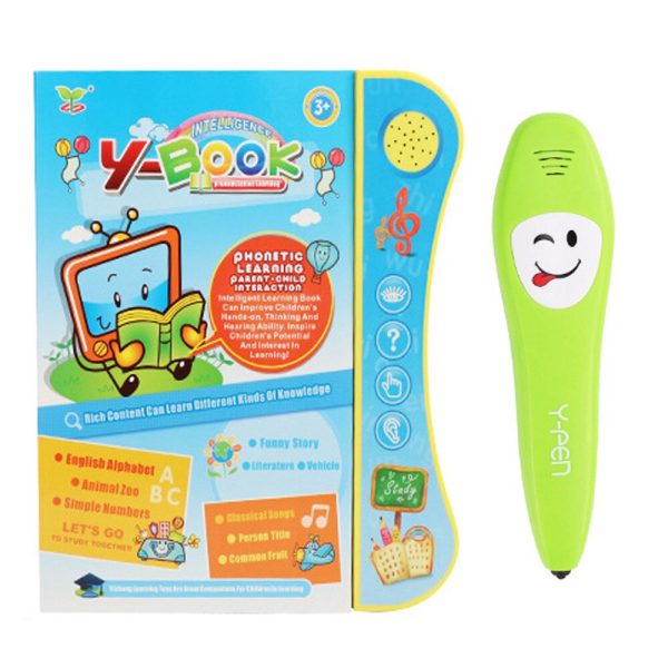 Set Jucarie interactiva, Caiet de activitati audiobook, Vocabular educational, cu 1 stilou inteligent, 3 ani+, bebeLOGIC™